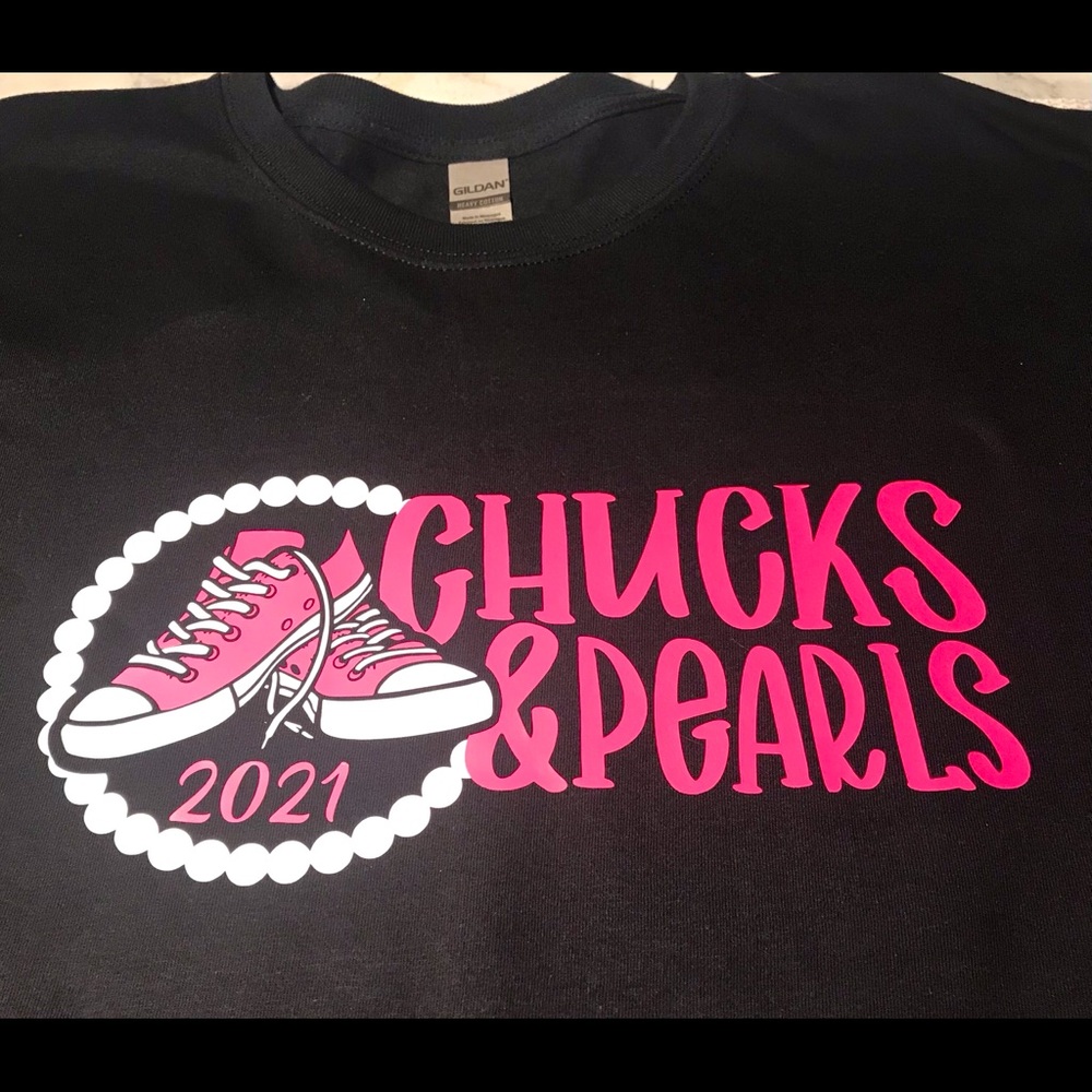 Custom Chucks & Pearls TShirt